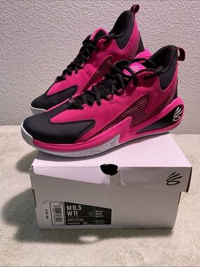 Under Armour Curry 3Z “Pink/Black” Men’s 9.5/11 Women’s New w/ OG Box #144
